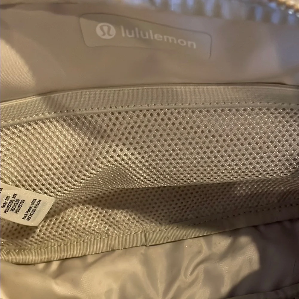 Lululemon Cream Sherpa Crossbody Bag